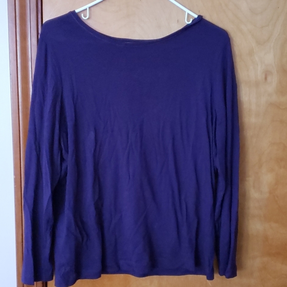 Long Sleeved Purple Tee - Picture 1 of 2